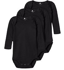 Name It Bodysuit l/s - Noos - NbnBody - 3-Pack - Black