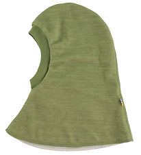 Joha Balaclava - Wool/Bamboo - 2-layer - Green Melange