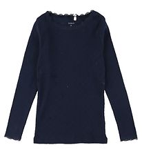 Name It Blouse - Noos - Rib - NkfLitte - Dark Sapphire