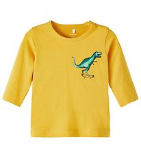 Name It Blouse - NbmBaba - Spicy Mustard w. Dino