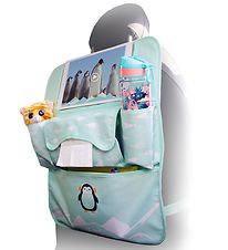 Planet Buddies Achterzit Organizer - Penguin - Light Blue