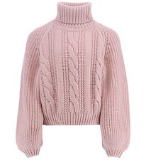 Emporio Armani Blouse - Knitted - Wool - Pink Brunito