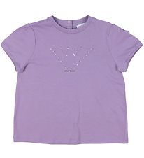 Emporio Armani Stuttermabolur - Fjóla
