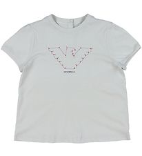 Emporio Armani Stuttermabolur - Grigio Ghiacciaio