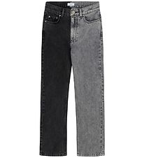 Grunt Jeans - Straight 90-tal - Svart