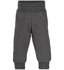 Engel Trousers - Wool - Lava Grey Melange