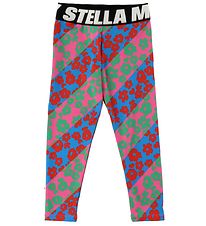 Stella McCartney Kids Leggings - Multicolour w. Flowers