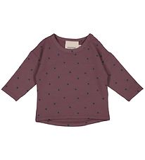 MarMar Blouse - Tajco - Modal - Mahogany Dot