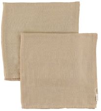MarMar Muslin Cloths - 2-Pack - Ada - Grey Sand