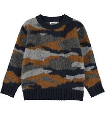 Molo Blouse - Wool/Polyester - Bello - Camo Knit