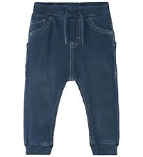 Name It Joggingbuxur - Noos - NbmBundo - Dark Blue Denim