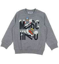 Moschino Sweatshirt - Grmelerad m. Tryck