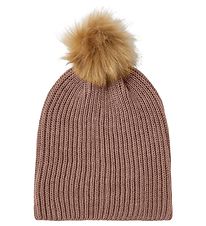 Name It Beanie - Knitted - Wool - NmfWhoma - Cognac