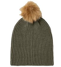 Name It Beanie - Knitted - Wool - NkmWhoma - Tarmac