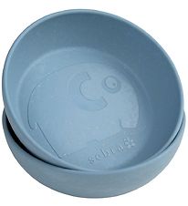 Sebra Bowls - Bioplastic - 2-Pack - MUMS - Powder Blue