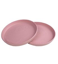 Sebra Plates - Bioplastic - 2-Pack - MUMS - Blossom Pink