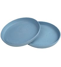 Sebra Plates - MUMS - 2-Pack - Powder Blue