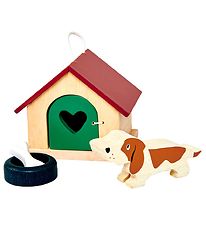 Tender Leaf Holzspielzeug - Haustier-Set - Puppenhaus - Hund