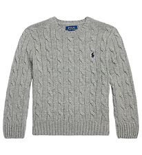 Polo Ralph Lauren Blouse - Wool - Classic ll - Grey Melange