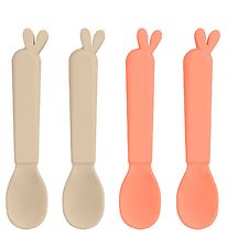 Done By Deer Cutlery - 4-Pack - Spoon - Lalee Sand/Coral