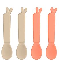 Done By Deer Cutlery - 4-Pack - Spoon - Lalee Sand/Coral