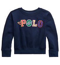 Polo Ralph Lauren Sweatshirt - Marinbl m. Text