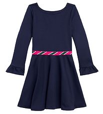 Polo Ralph Lauren Klänning - Andover ll - Marinblå m. Rosa