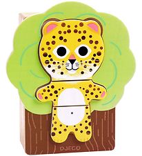 Djeco Puzzlespiel - Holz - 18 Teile - Abra