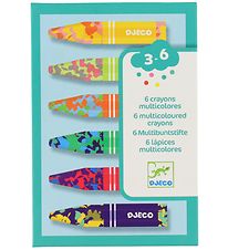 Djeco Crayons - 6 pcs - Multicolour