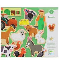 Djeco Magnet Board Game Game - 24 Bricks - Farmix