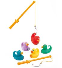 Djeco Fishing Game - Small Rubber Bath Ducks