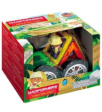 Magformers Jeu d'aimants - 9 pices - Jungle Rallye