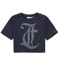 Juicy Couture Stuttermabolur - Skera - Night Sky