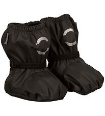 Mikk-Line Outdoor Footies w. Fleece - PU - Noos - Black