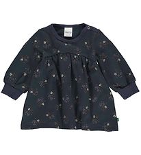 Freds World Sweat Dress - Star - Night Blue w. Print