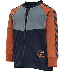 Hummel Gilet - hmlPuk - Black Iris av. Marron/Vieux Bleu