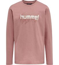 Hummel Blouse - hmlAsta - Wood Rose w. White