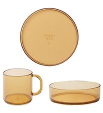 Liewood Dinner Set - Tritan - Siva - 3 Parts - Mustard