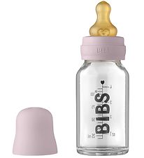 Bibs Feeding Bottle - Glass - Slow Flow - 110 mL - Natural Rubbe