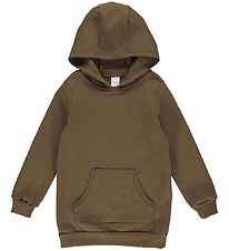 Freds World Sweatklänning m. Huva - Brown Mist