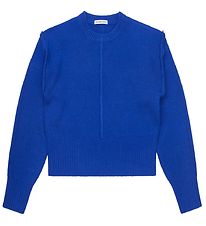 Designers Remix Blouse - Laine - Tricot - Carmen - Bleu