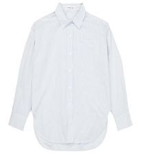 Designers Remix Skjorta - Oversized - Aiden - White/Blue rnder