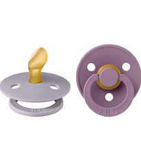 BIBS Colour Pacifiers - 2-Pack - Size 2 - Anatomical - Fossil Gr