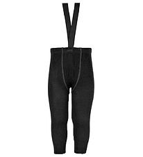 Condor Leggings w. Suspenders - Wool/Acrylic - Black