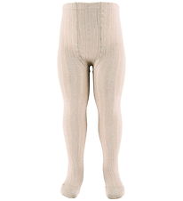 Condor Strumpbyxor - Viskos - Rib - Beige m. Glitter