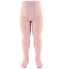 Condor Strumpbyxor - Viskos - Rib - Rosa m. Glitter