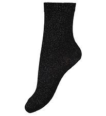 Condor Sokkar - Viscose - Svart M. Glimmer