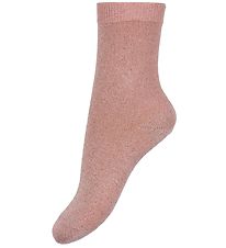 Condor Socks - Viscose - Pink w. Glitter