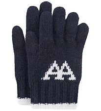Wood Wood Gloves - Tai - Wool - Knitted - Navy