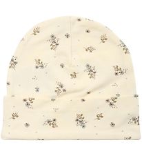 Petit Ville Sofie Schnoor Bonnet - Antique White av. Fleurs